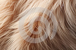 Animal fur macro shot, natural texture. AI Generated