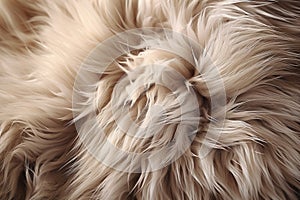 Animal fur macro shot, natural texture. AI Generated