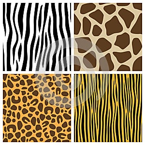 Animal Fur Seamless Patterns