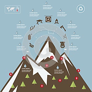 Animal husbandry infographic, agriculture, , flat design, elements