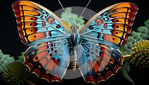 Animal insect butterfly, beauty in nature animal wing lepidoptera fragility animal generative AI