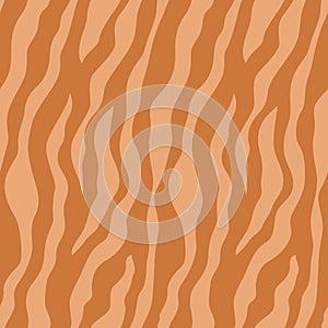 Animal mammal fur seamless pattern print skin. Tiger, zebra printable Background vector illustration