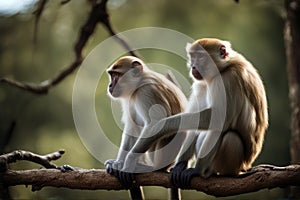 Animal Monkey Isolated animal sitting white 1804 studio shot primate vervet cut-out
