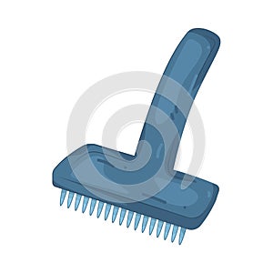 Slicker brush
