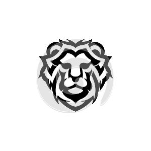 animal predator head for graphic logo lion