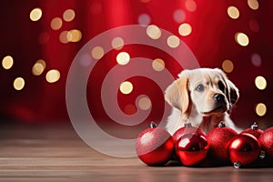 Animal rescue and adoption holiday background with empty space for text, Generative AI