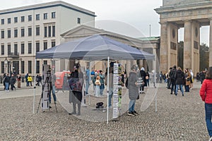 Animal rights protest