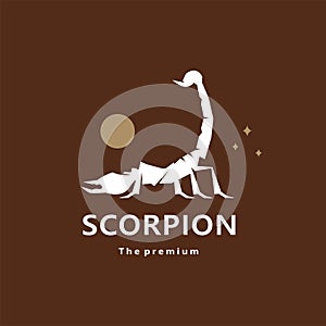 animal scorpion natural logo vector icon silhouette