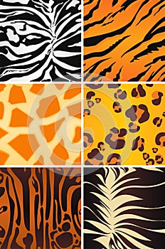 Animal seamless patterns