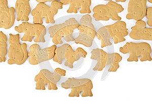 Animal shaped cracker isolated