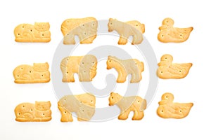 Animal shaped crackers