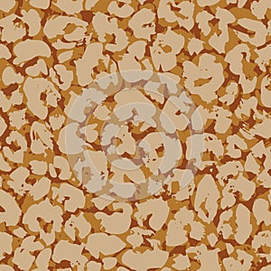 Animal skin print. Leopard`s spotted fur seamless pattern design