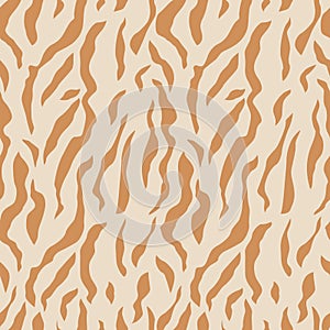 Animal skin texture seamless pattern. Mammals fur wallpaper design