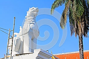 Animal Statue In Wat Phra Singh, Chiang Mai, Thailand