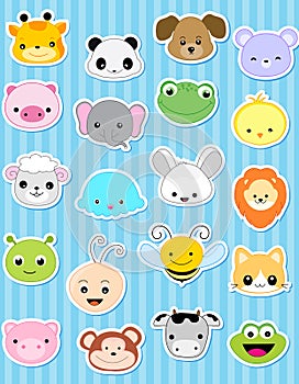 Animal sticker photo