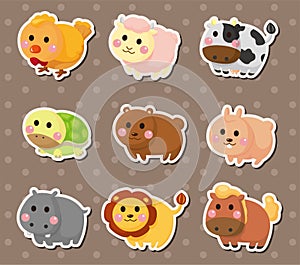 Animal stickers