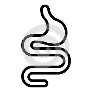Animal stomach icon, outline style