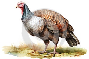 Animal turkey gobbler feather background avian bird