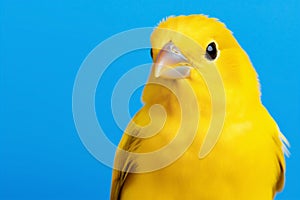 Animal yellow birds canary beak cute feathers