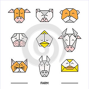 Animals farm origami 11