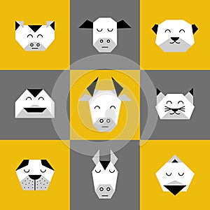 Animals farm origami 6