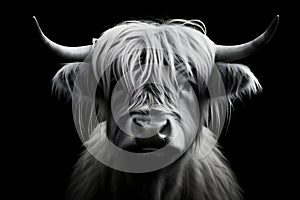 Animals farming cattle scottish nature mammal cow hairy highlands scotland bull horn agriculture