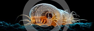 animals like tardigrades or rotifers, showcasing their unique features.Generative AI