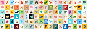 Animals logos collection