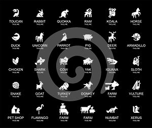 Animals logos collection