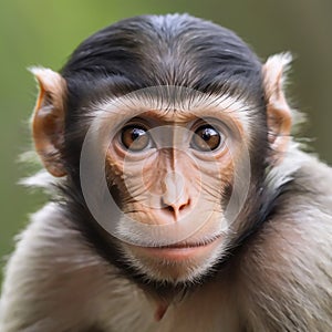 Animals primates wildlife monkeys. Generate AI