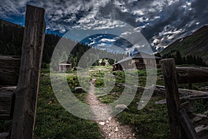 Animas Forks Ghost Town Colorado