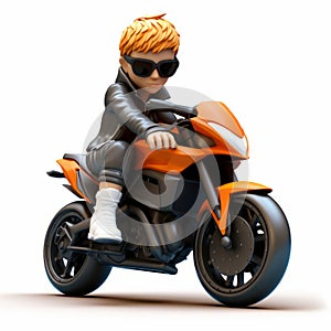 Animated Action Motorcycle: A Kid\'s Lit Adventure In Daz3d photo