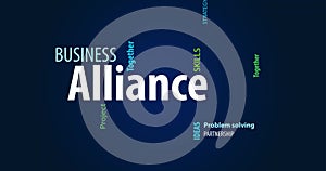 Animated Alliance Word Cloud