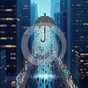 Animated ASCII Rain Create a simple animation of falling rain us