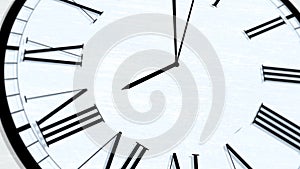 Animated Clock Time Turning Hour Series - Eight Oclock