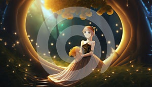 animated fantasy girl