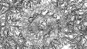 Animated fluid texture of swirling lines