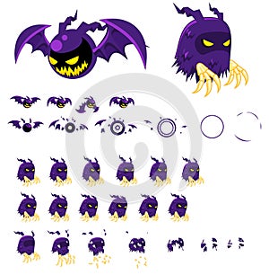 Animated Ghost Character Sprites