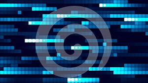Animated horizontally line background. Moving horizontally glowing colorful lines, abstract animation background