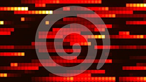Animated horizontally line background. Moving horizontally glowing colorful lines, abstract animation background