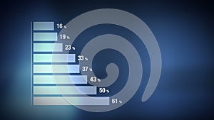 Animated Infographics Histogram Bar Graph Chart