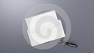 Animated letter being sent