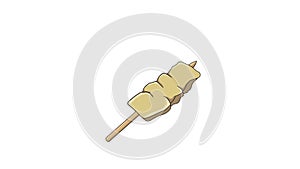 animated oden food icon