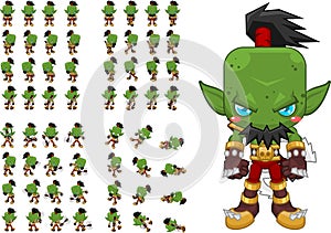 Animated Orc Character Sprites