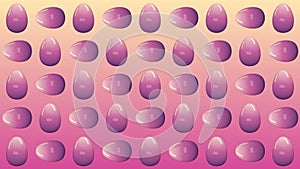 Animated pattern, color wave Easter eggs, footage ideal for wallpapers, Easter period theme