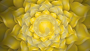 Animated rotation of a Solar Plexus Chakra symbol