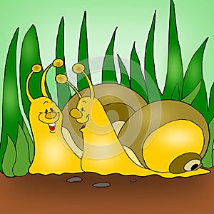 Animated snails