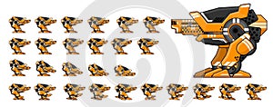 Animated Robot Character Sprites