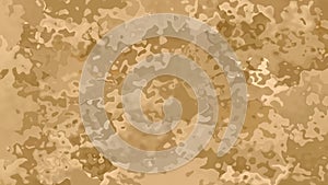 Animated stained background seamless loop video - watercolor effect - beige, light brown, tan, taupe, camel and sand color