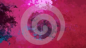 Animated twinkling stained background seamless loop video - watercolor splotch effect - color hot pink magenta fuchsia blue